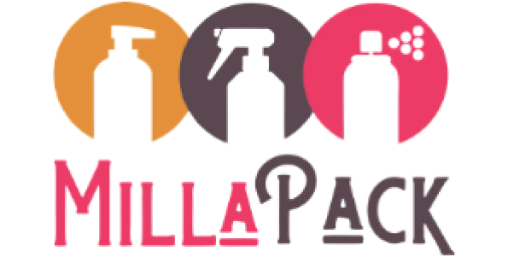 Logo Milla Pack - Distribuição Direto da Fábrica / Importador de Válvulas