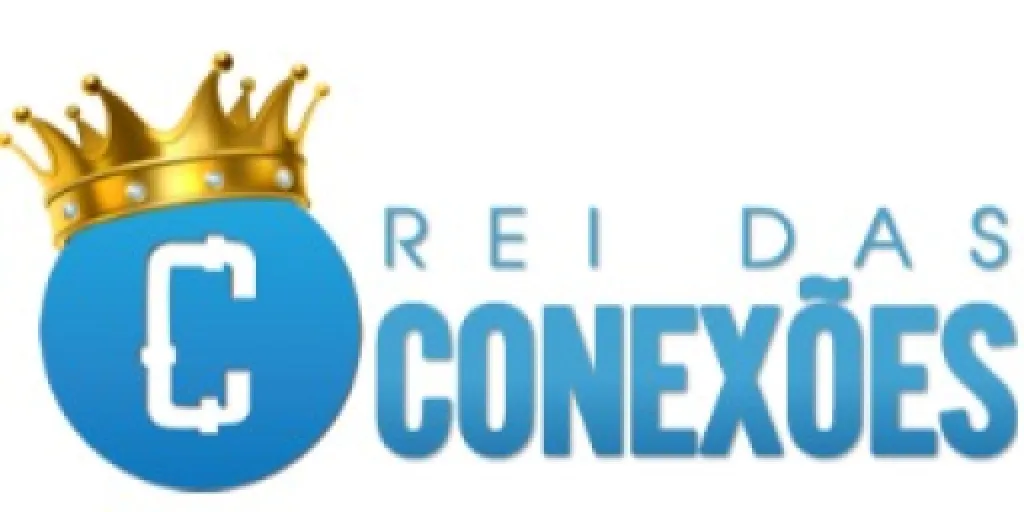 Logo Rei das Conexões - Material Hidráulico