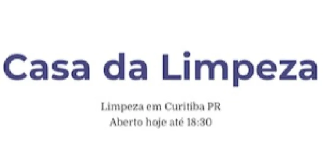 Logo Casa da Limpeza