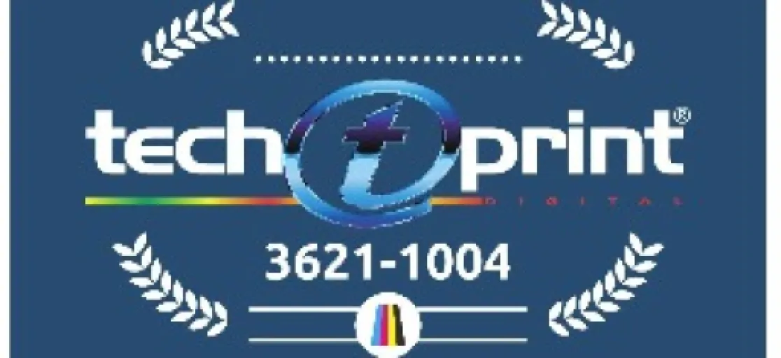 Logo Tech Print - Comunicação Visual