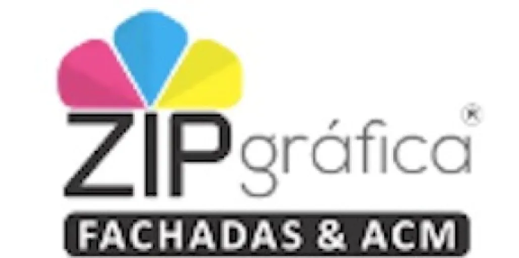 Logo Zip Gráfica e Fachadas