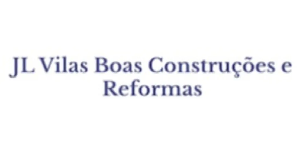 Logo J L Vilas Boas Construções e Reformas