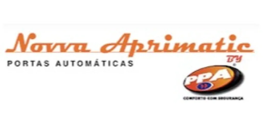 Logo Novva Aprimatic Portas Automáticas de Vidro