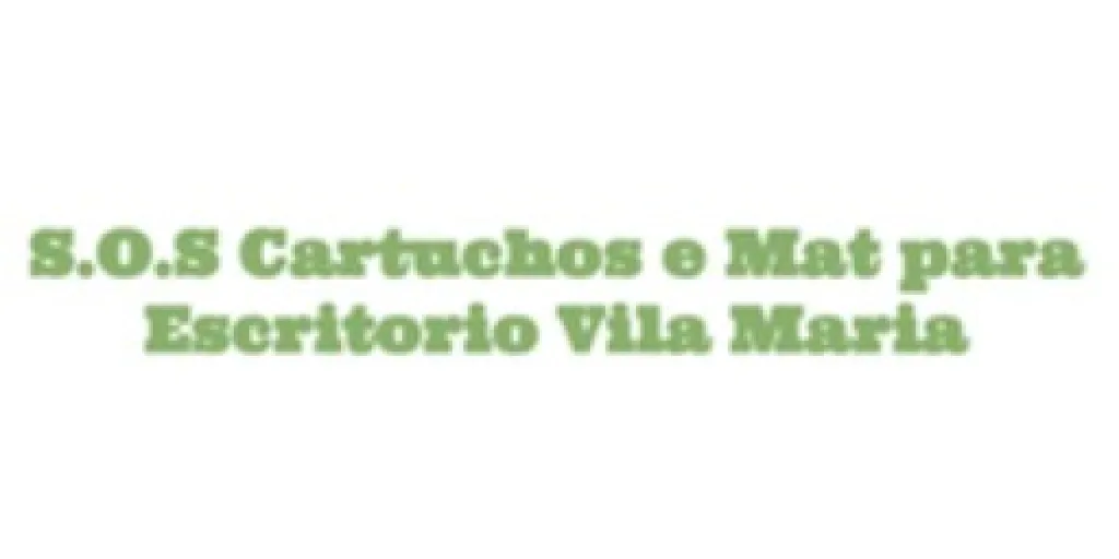 Logo Sos Cartuchos Materiais de Escritório e Informática