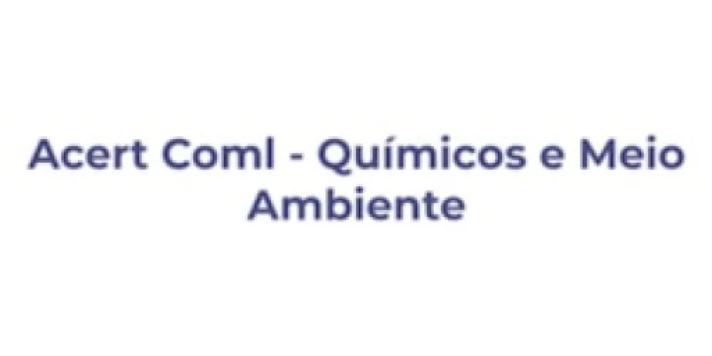 Logo Acert Comercial - Químicos e Meio Ambiente