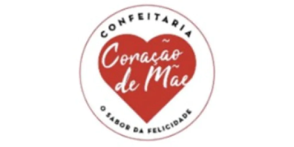 Logo Coração de Mãe Confeitaria em Curitiba