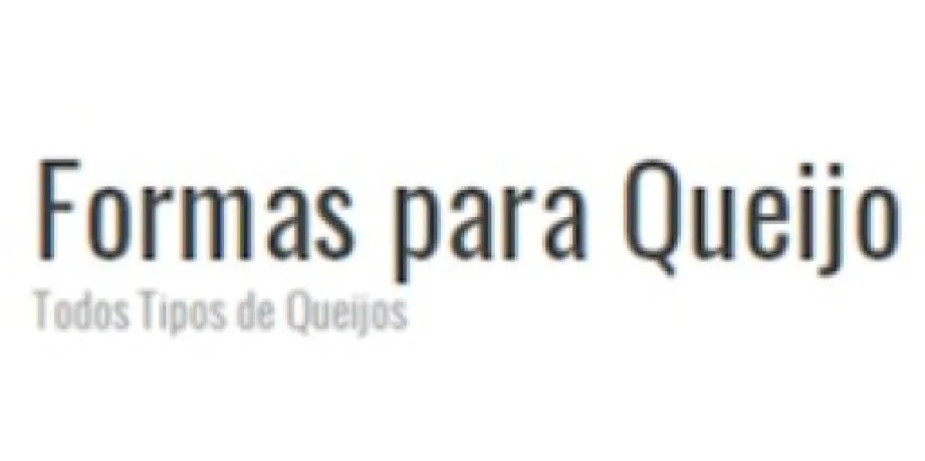 Logo Formas para Queijo
