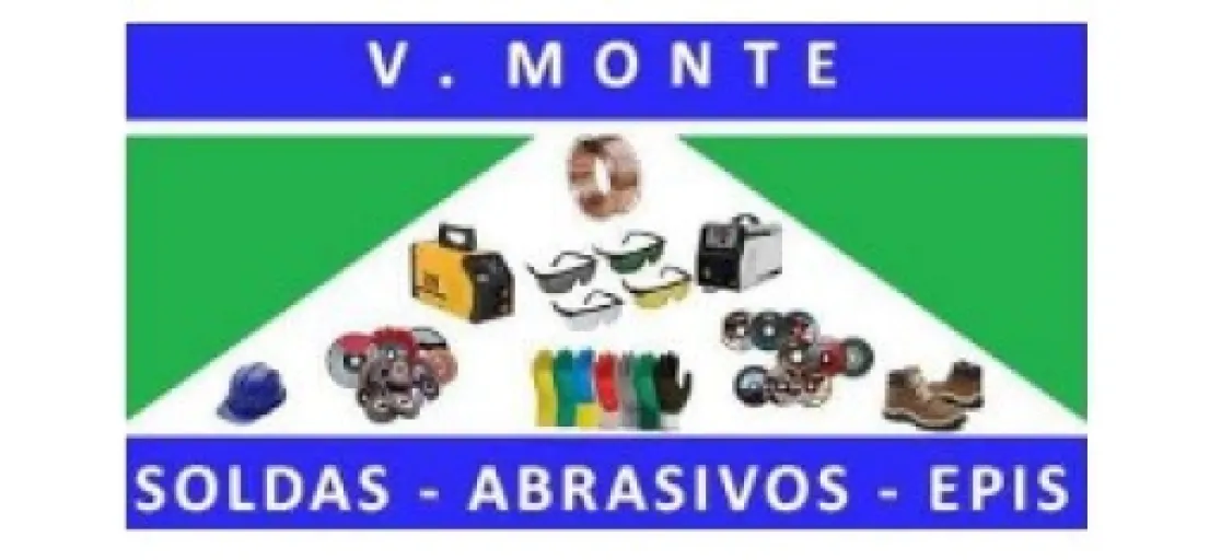 Logo V. Monte - Soldas, Abrasivos e Epis