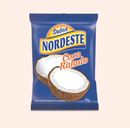 Coco Ralado Úmido e Adoçado
