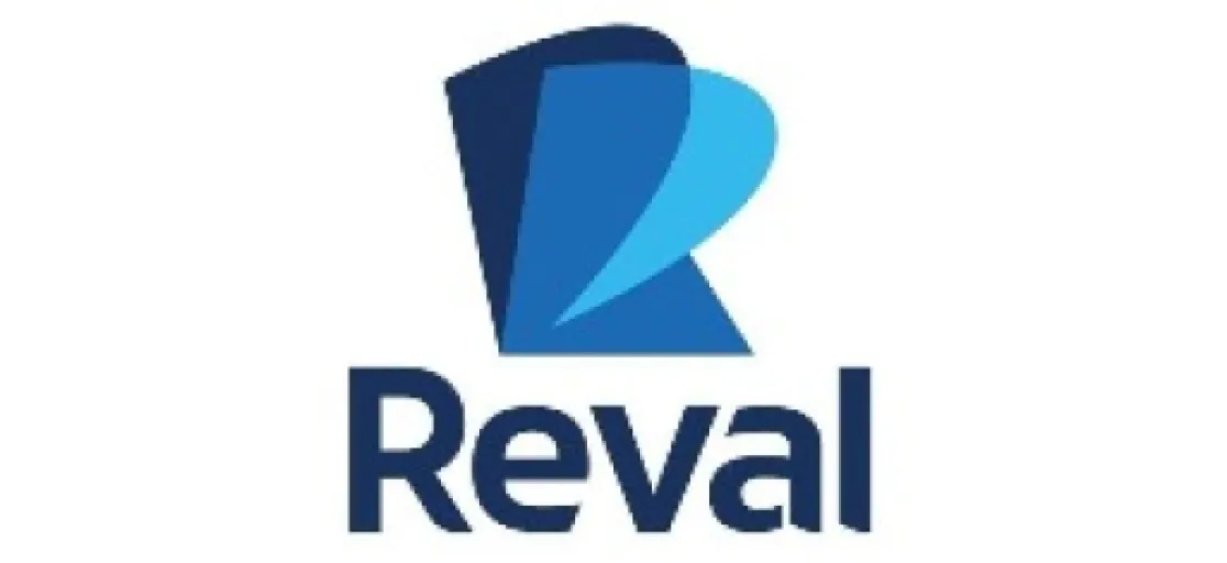 Logo Reval - Atacado de Papelaria