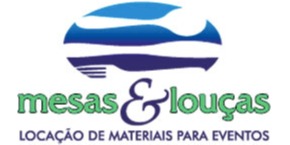 Logo Mesas & Louças Locação de Materiais para Eventos