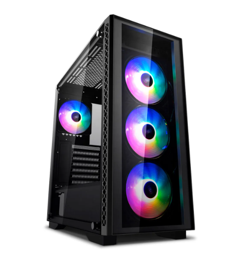 Gabinete Gamer Deepcool Matrexx 50 ADD-RGB 4F, Vidro Temperado, Preto