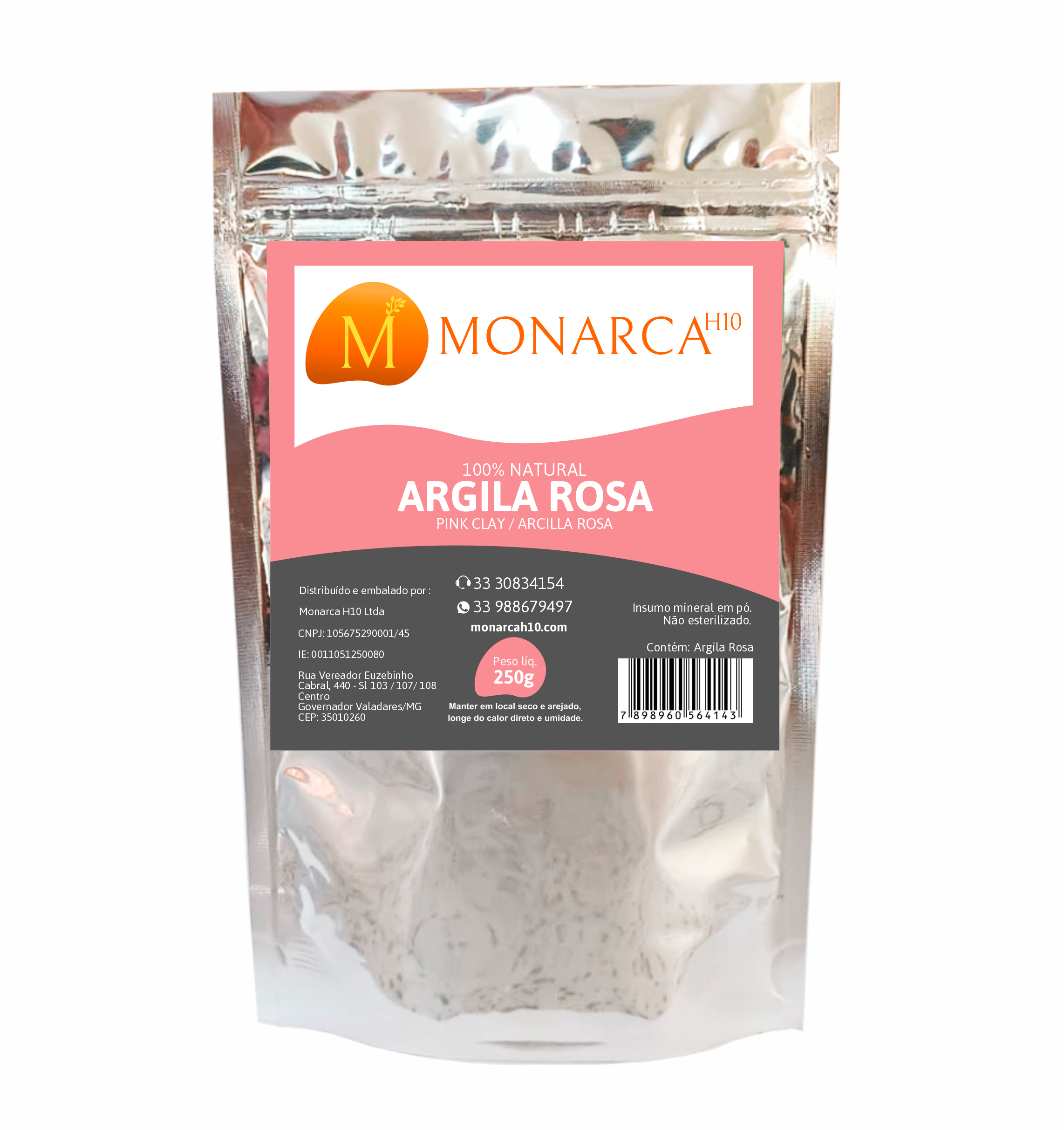 ARGILA ROSA 250g | R$ 3,70