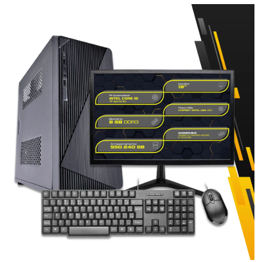 Computador Desktop Slim, Intel Core I5 3º Ger