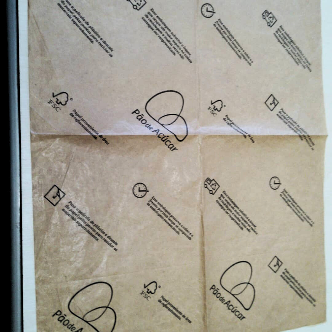 Papel Acoplado Personalizado para Frios e Lanches