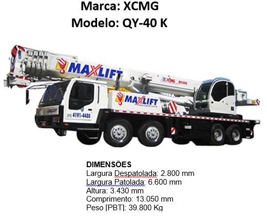 Guindaste Telescópico | 40 t