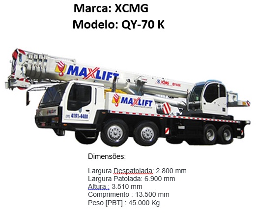 Guindaste Telescópico | 70 t