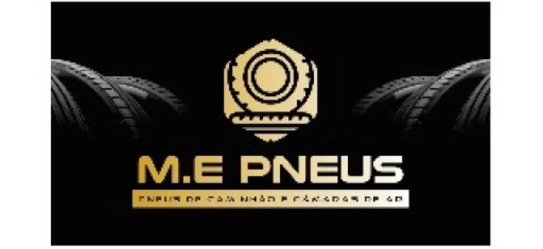 Logo M.e Pneus - Recapados, Novos e Usados