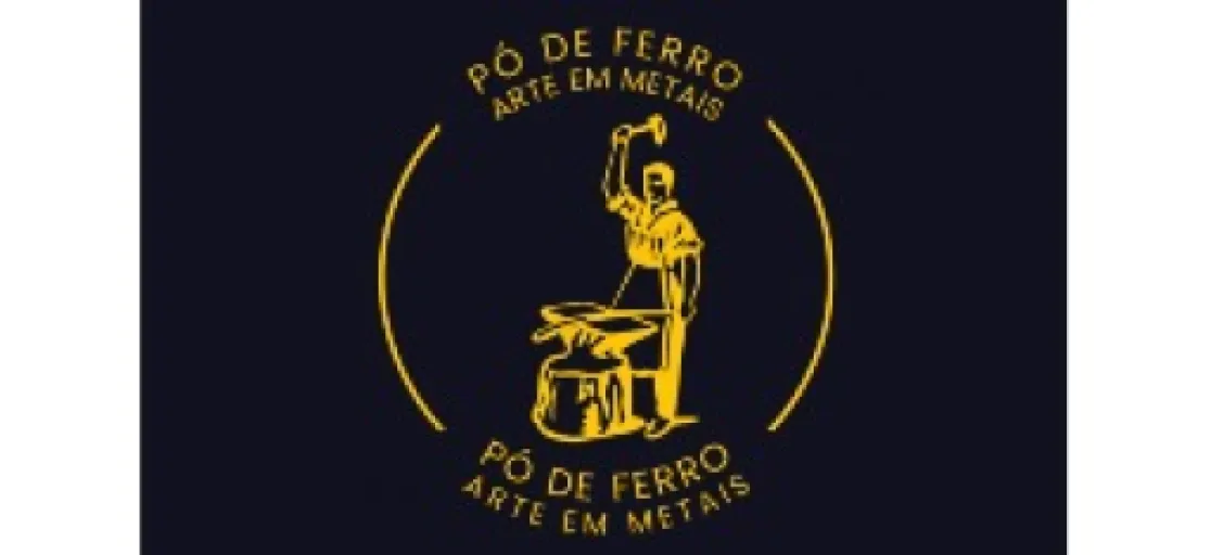 Logo Pó de Ferro - Arte em Metais