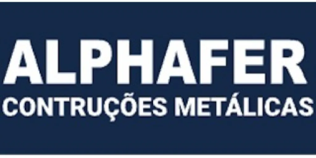 Logo Alphafer - Construções Metálicas