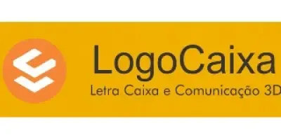 Logo Logocaixa-Comunicação Visual 3D