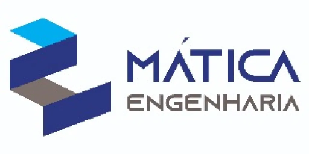 Logo Mática Engenharia - Industrial. Comercial e Residencial