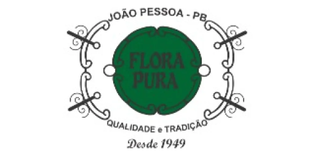 Logo Flora Pura - João Pessoa