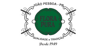Logo Flora Pura - João Pessoa